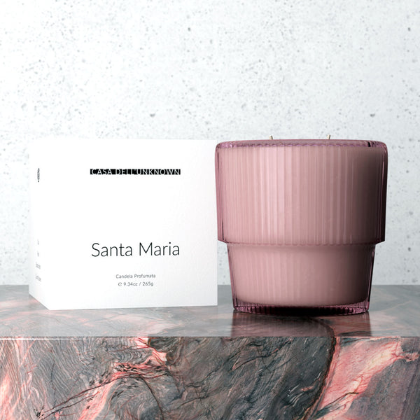 Santa Maria Candle